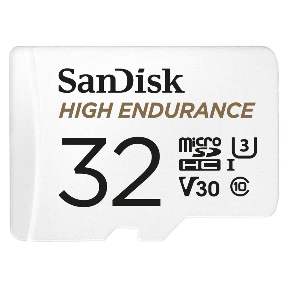 Levně SanDisk microSDHC High Endurance Video 32 GB C 10 U3 V30, adaptér, NÁHR. ZA 139712