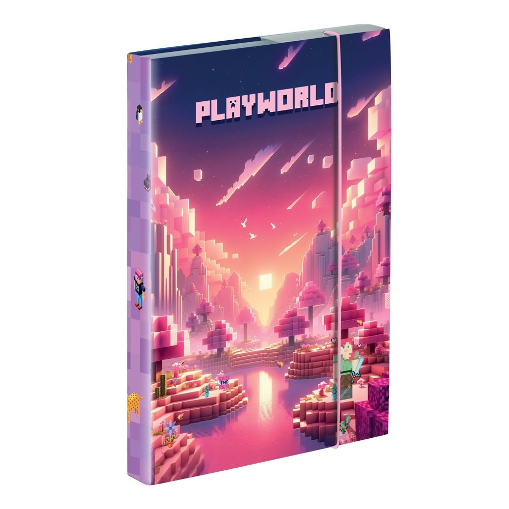 Karton P+P Box na sešity A5 Playworld Girl