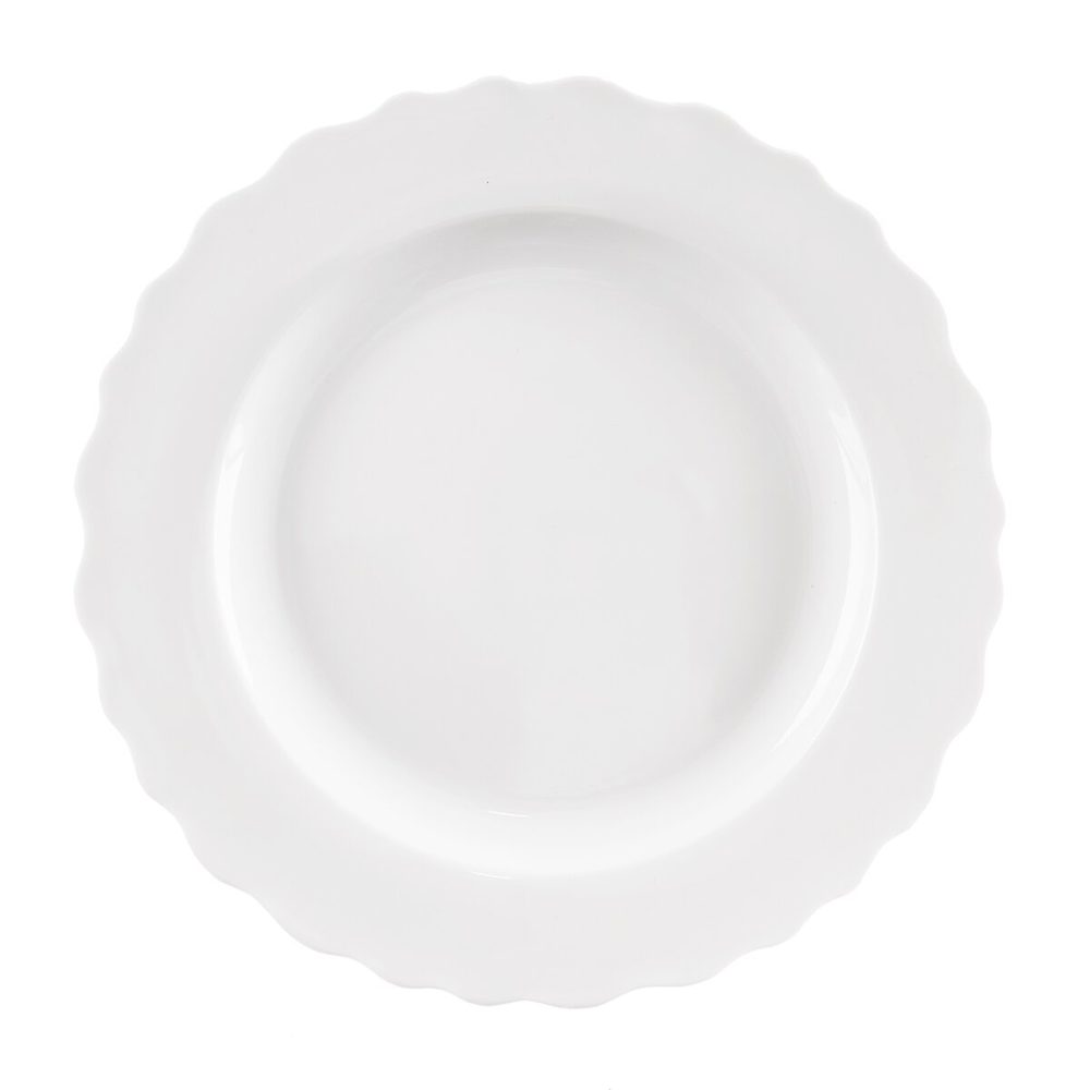 Levně Mělký talíř MONA vlnky pr. 24,5 cm