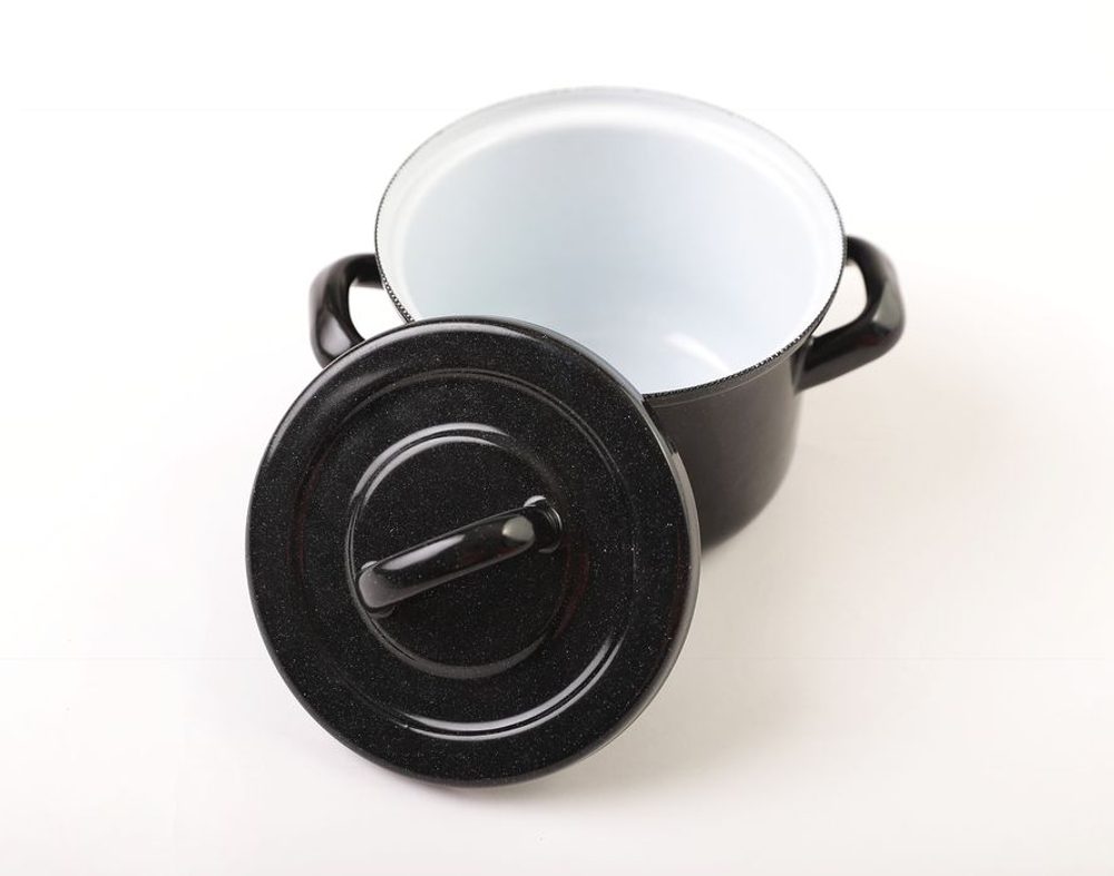 Levně hrnec+PO d12 (1,0l) BERYL, v.9cm, smalt