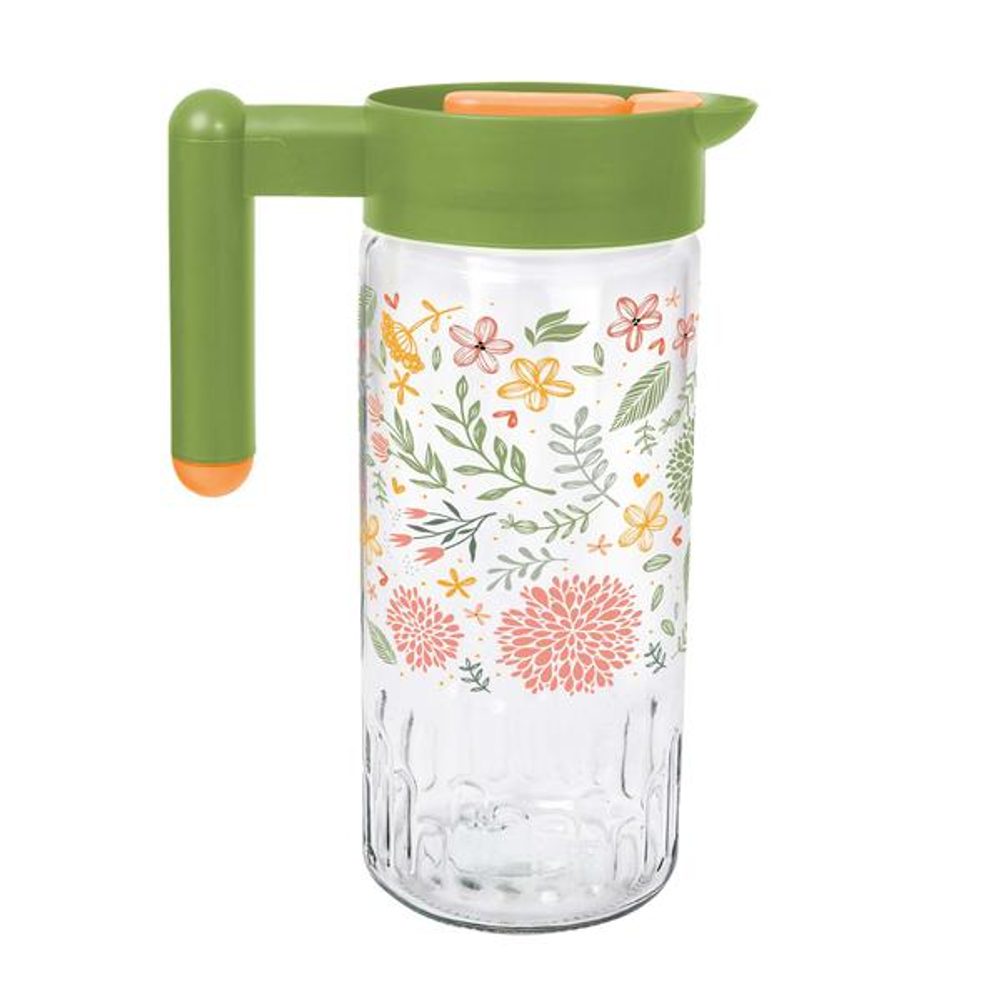Levně TORO DŽBÁN DEKOR BOTANIKA 1,46 L, SKLO/PLAST
