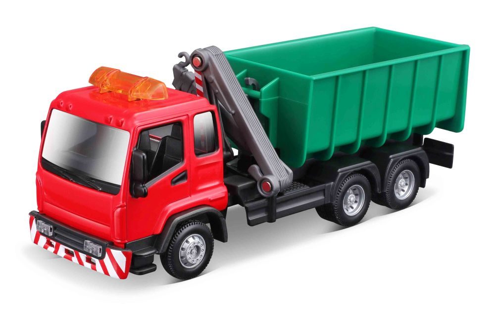 Levně Bburago 1:43 servisné vozidlá Hooklift and Crane Truck