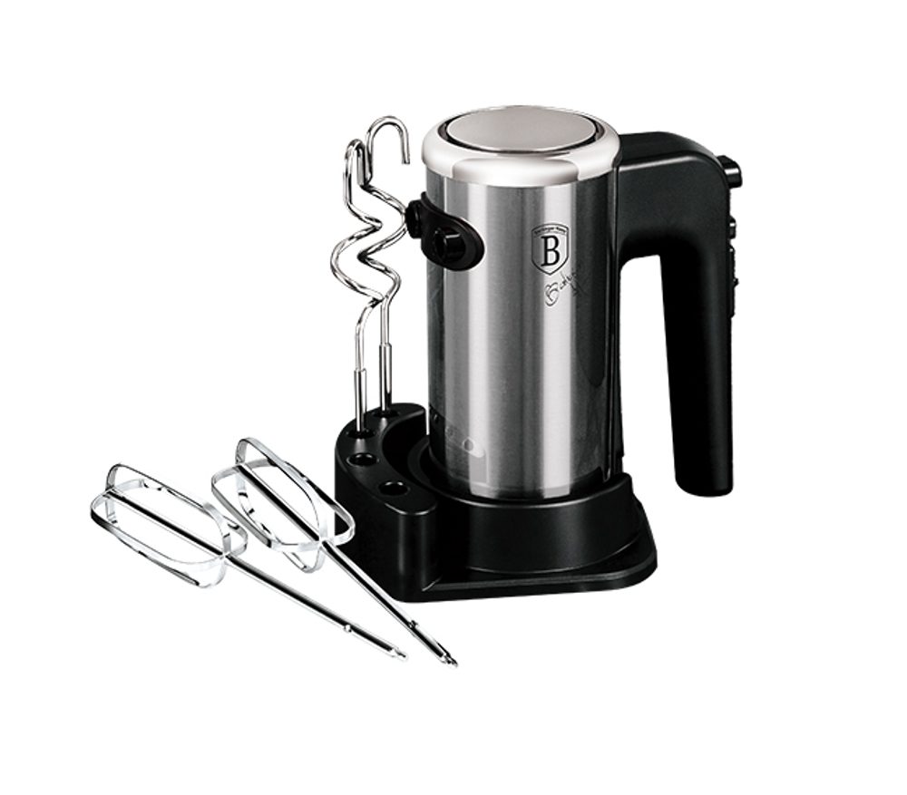 Levně BERLINGERHAUS Mixér ruční šlehač s příslušenstvím 300 W Black Silver Collection BH-9368