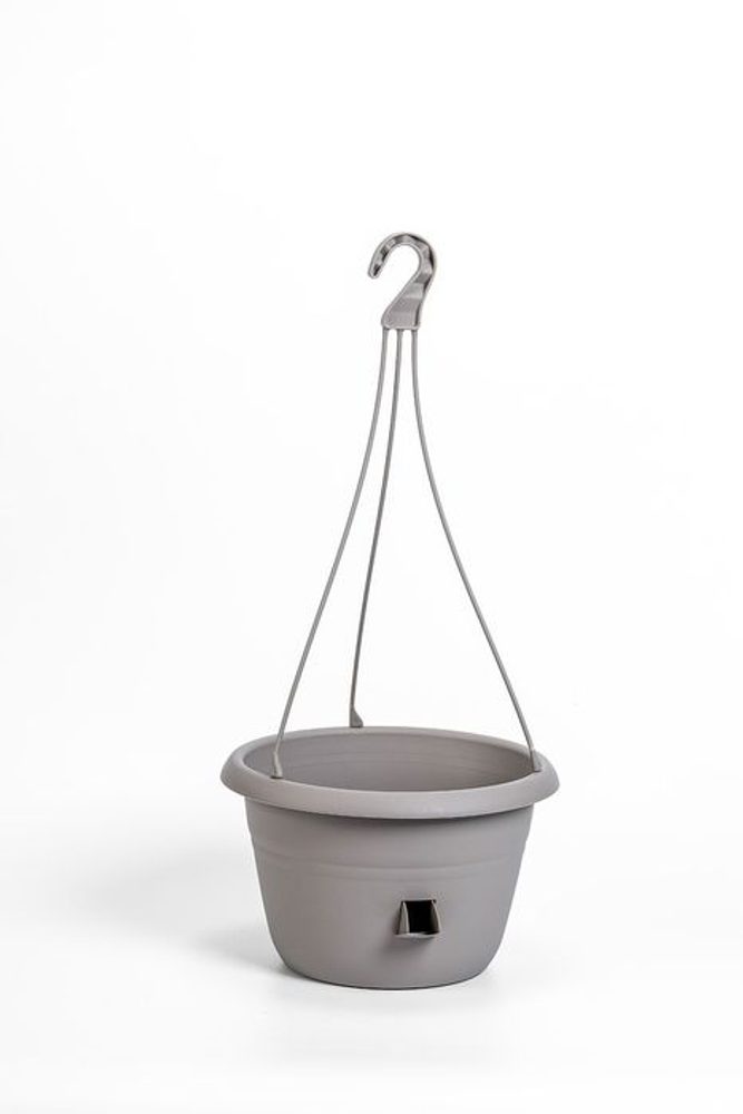 Levně žardinka d25cm TAUPE SIESTA plast.závěs, samoz.