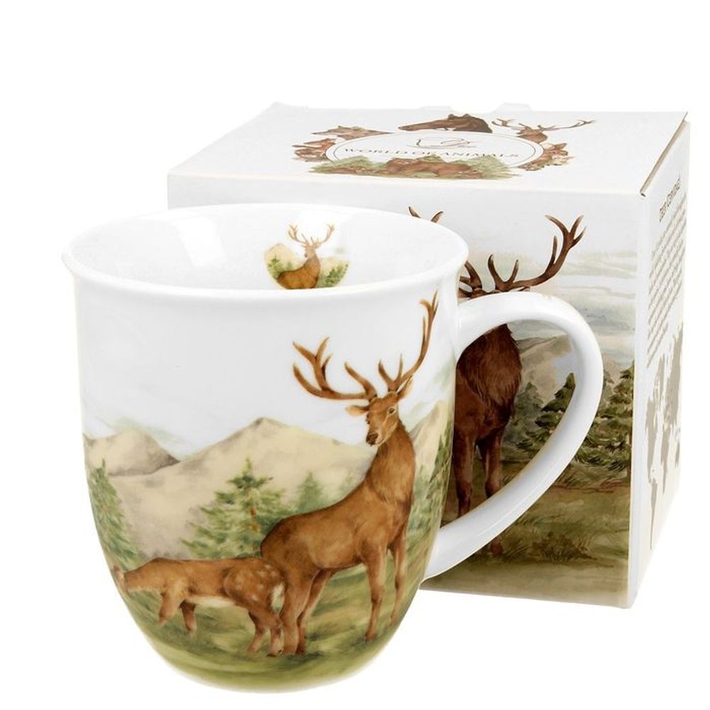 Levně hrnek 400ml JELEN, DB, porcelán