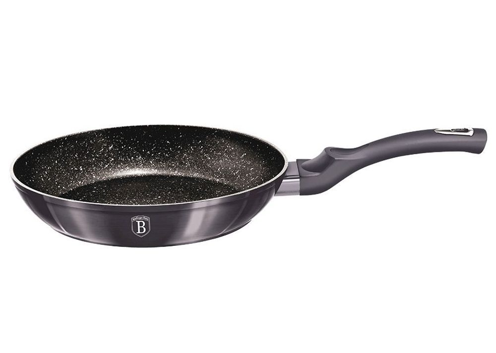 Levně BERLINGERHAUS Pánev s mramorovým povrchem 28 cm Carbon PRO Line BH-6890