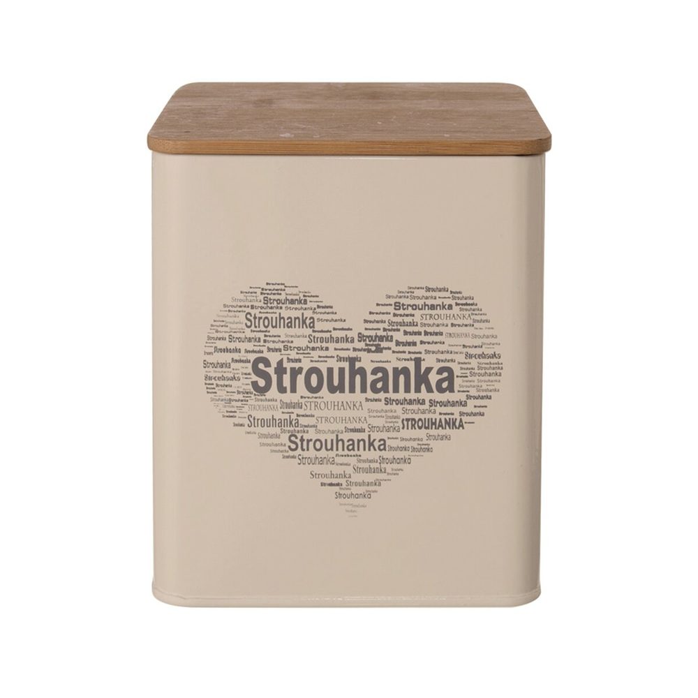 Levně Dóza Strouhanka SRDCE 11,5x11,5x14 cm