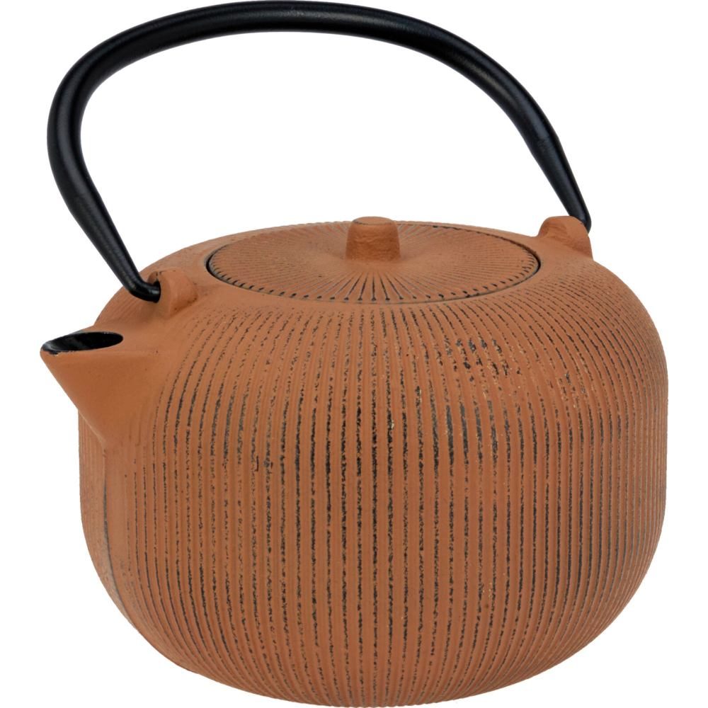 SIAKI HUISHOUD Konvice na čaj ocelová 1000 ml hnědá KO-C82000020
