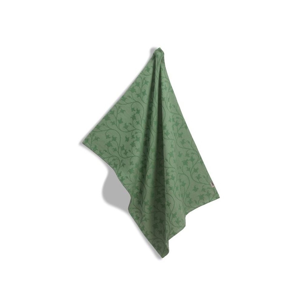Levně KELA Utěrka Cora 100% bavlna světle zelená/zelený vzor 70,0x50,0cm KL-12822