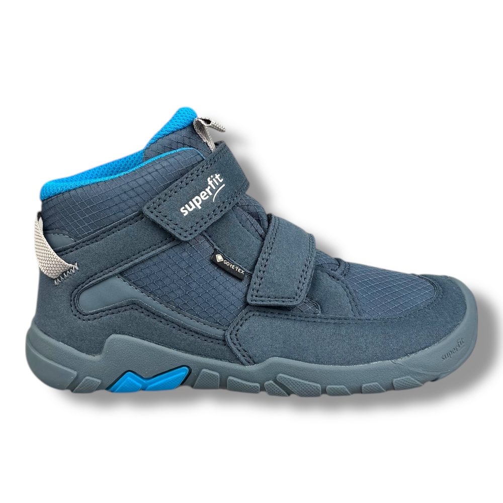 Levně Superfit TRACE 1-006042-8000 – dětské barefoot boty s GORE-TEX membránou, modré - 31