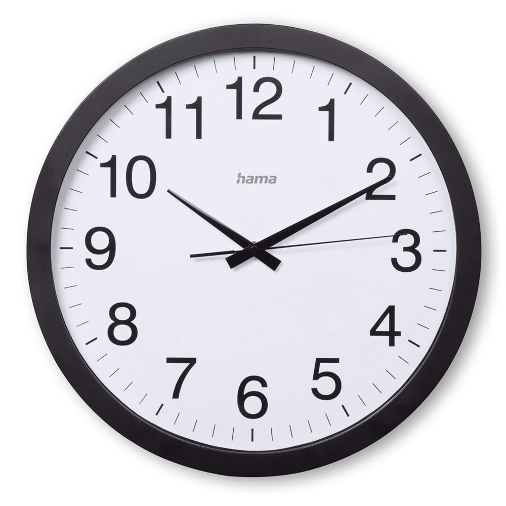 Levně Hama Aruba, nástěnné hodiny, průměr 40 cm, tichý chod