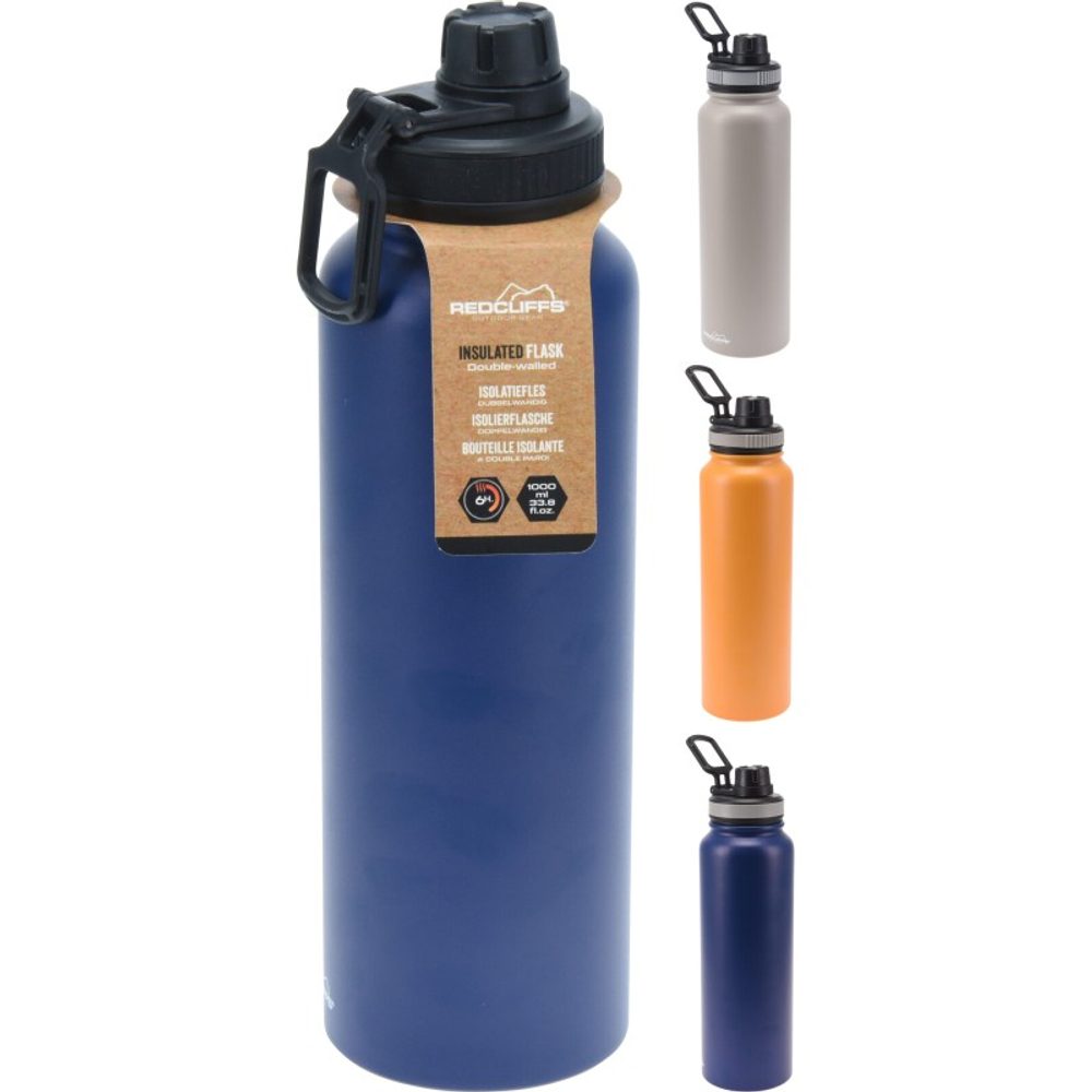 Levně EXCELLENT HOUSEWARE Termoska nerez 1000 ml šedá KO-170700570seda