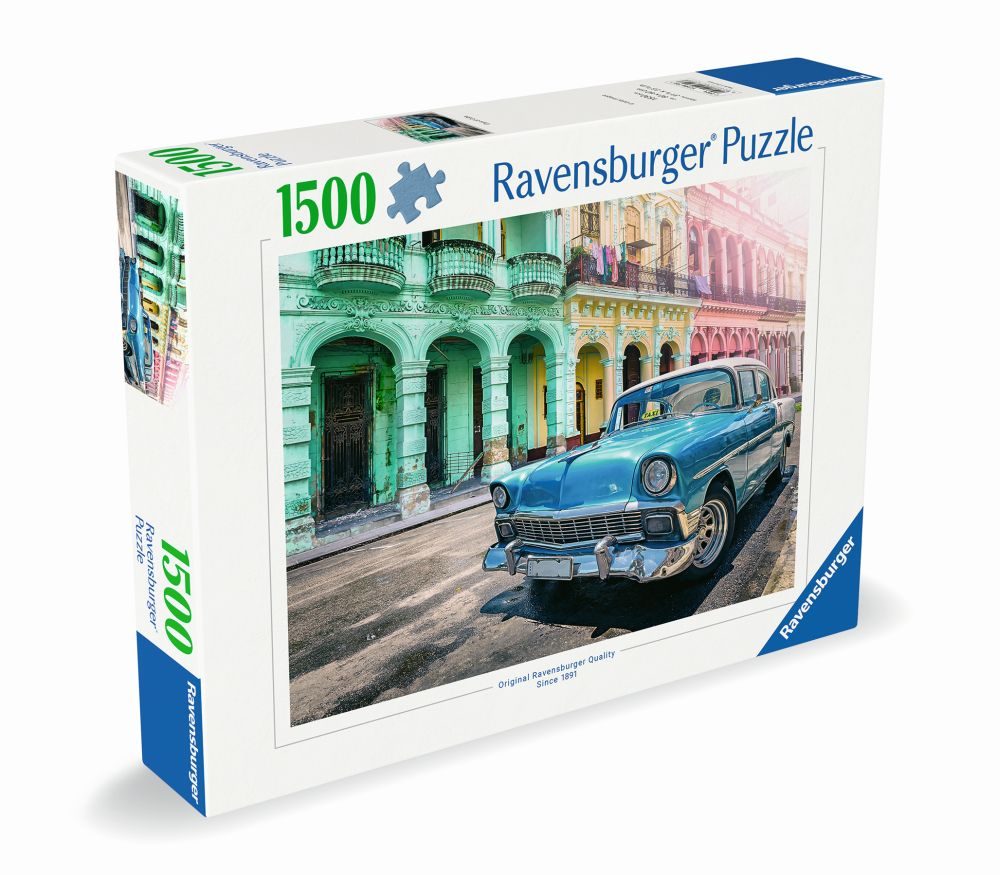 Levně Auta na Kubě 1500 dílků