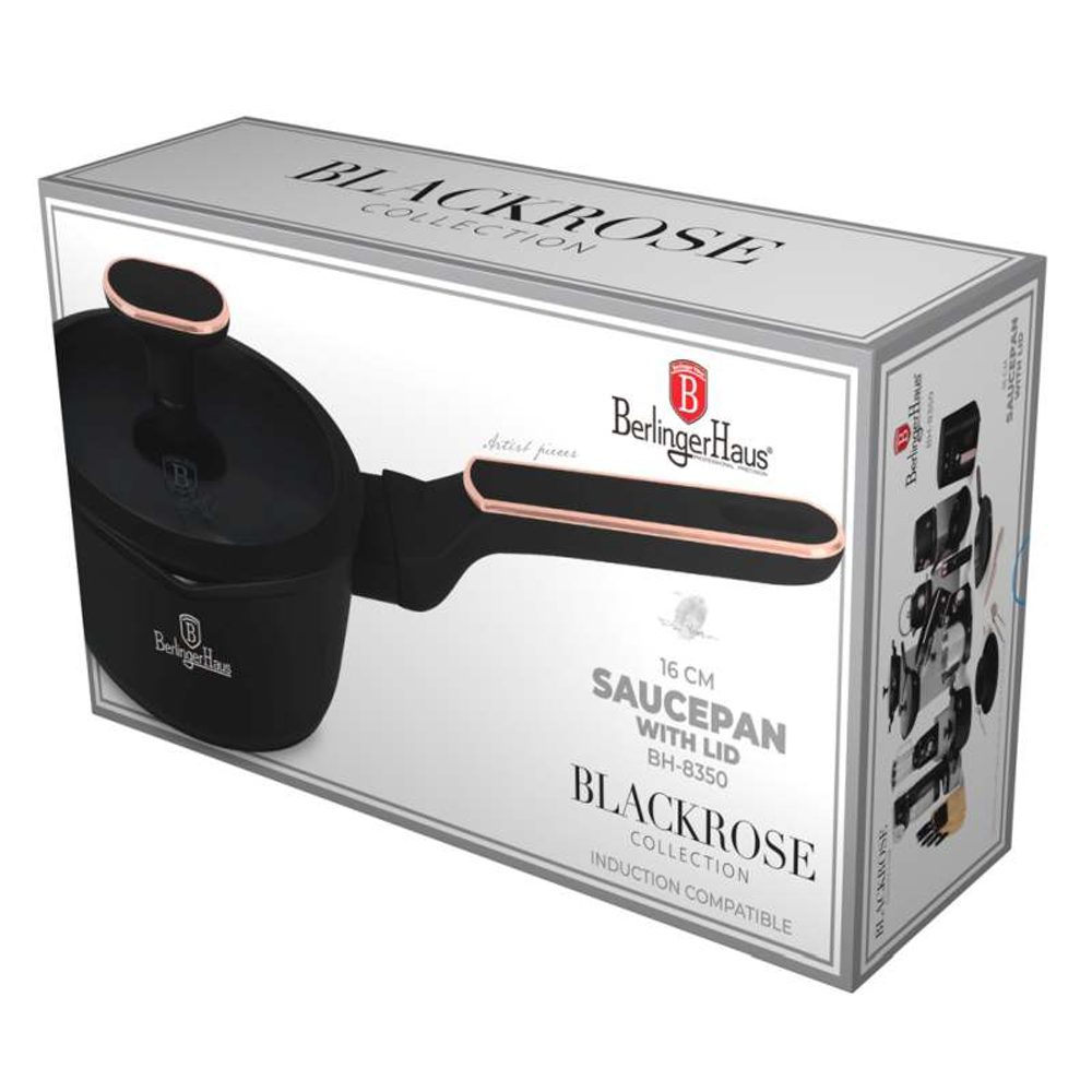 BERLINGERHAUS Rendlík s titanovým povrchem a poklicím 16 cm Black Rose Collection BH-8350