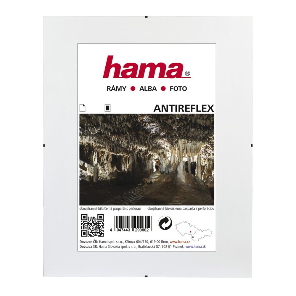 Levně Hama Clip-Fix, antireflexní sklo, 24x30 cm