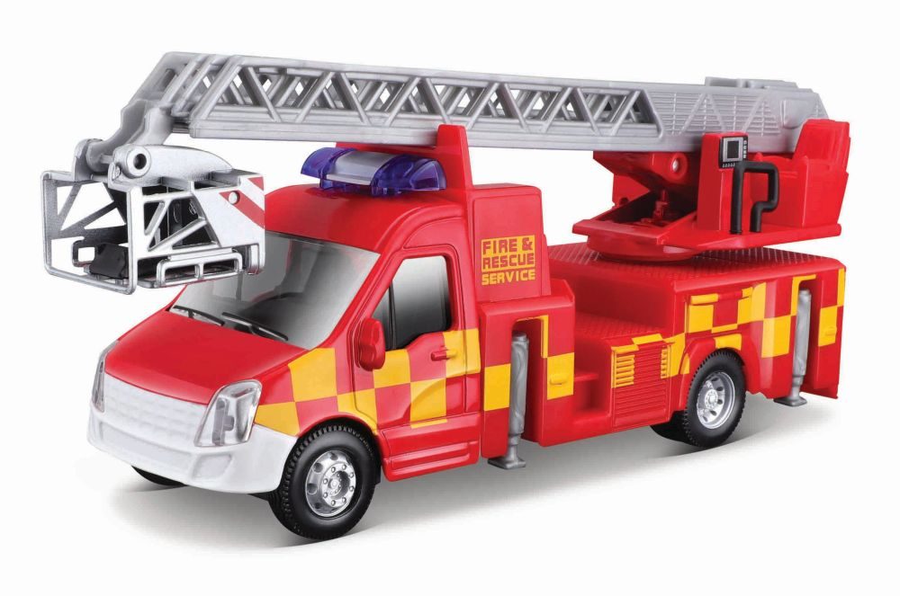 Levně Bburago 1:43 servisné vozidlá Fire Truck with Ladder