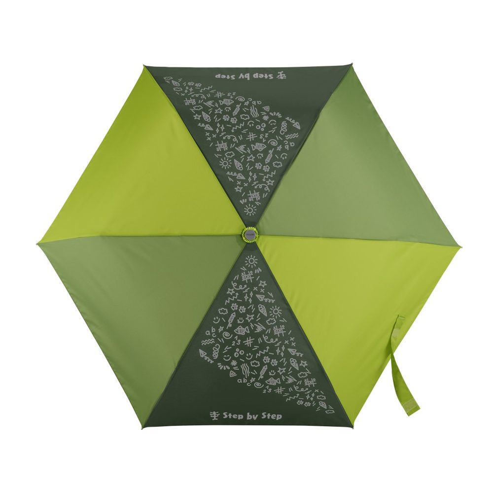Levně Dětský skládací deštník s magickým efektem, Magic Rain Effect zelený