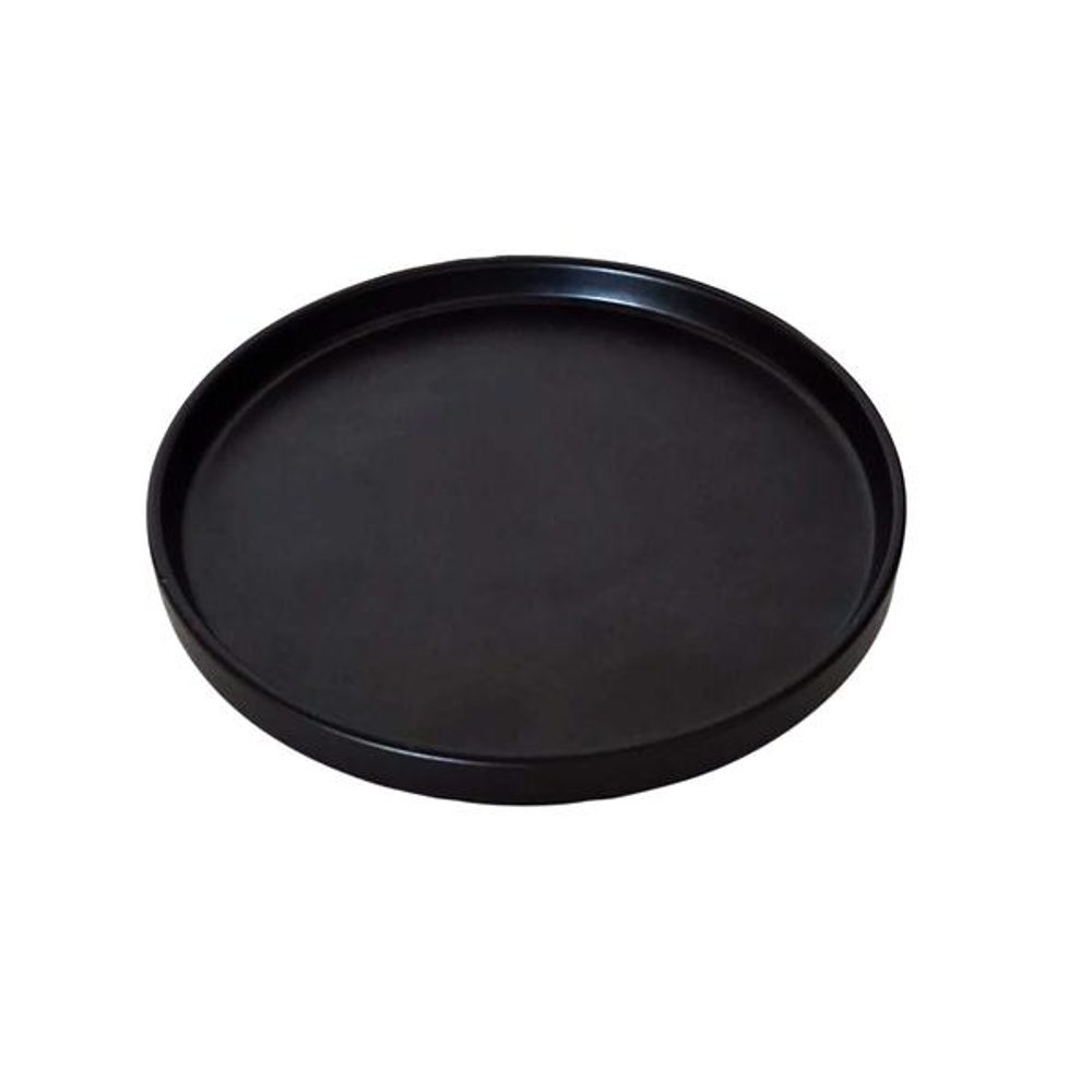 Levně KITCHISIMO TALÍŘ DEZERTNÍ 20CM ČERNÝ MAT KITCHISIMO KERAMIKA