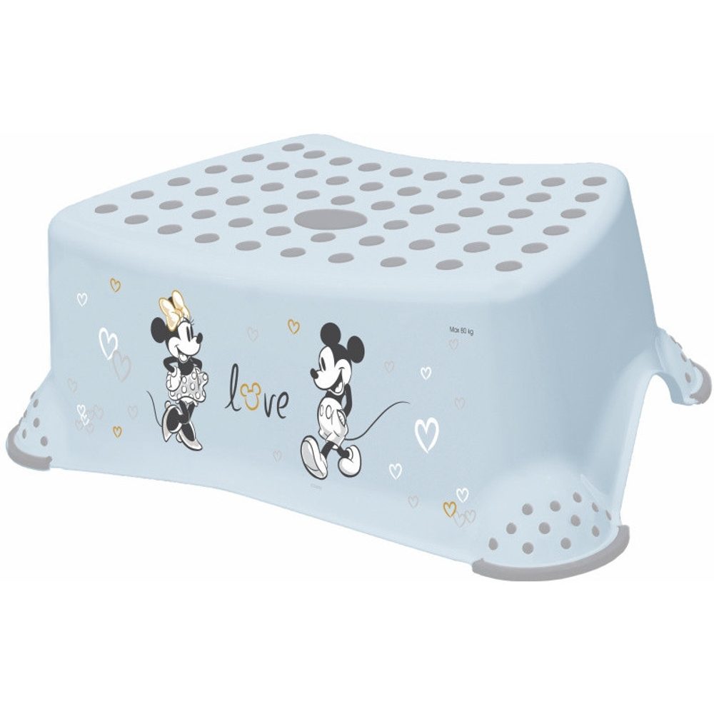 Levně taburetka 40,5x28,5,v.14cm sever.modrá,MICKEY