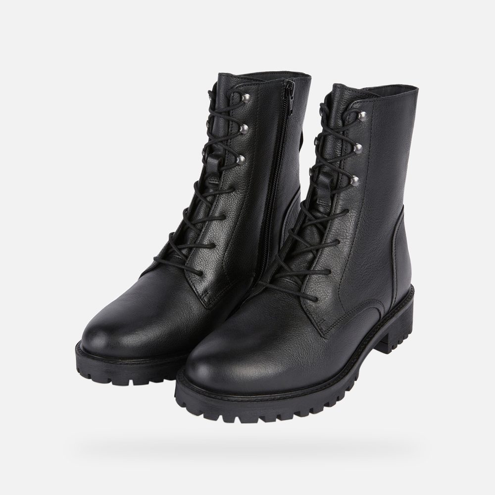 Černá dámská kotníková obuv Geox Hoara - 35 (obrázek 9)