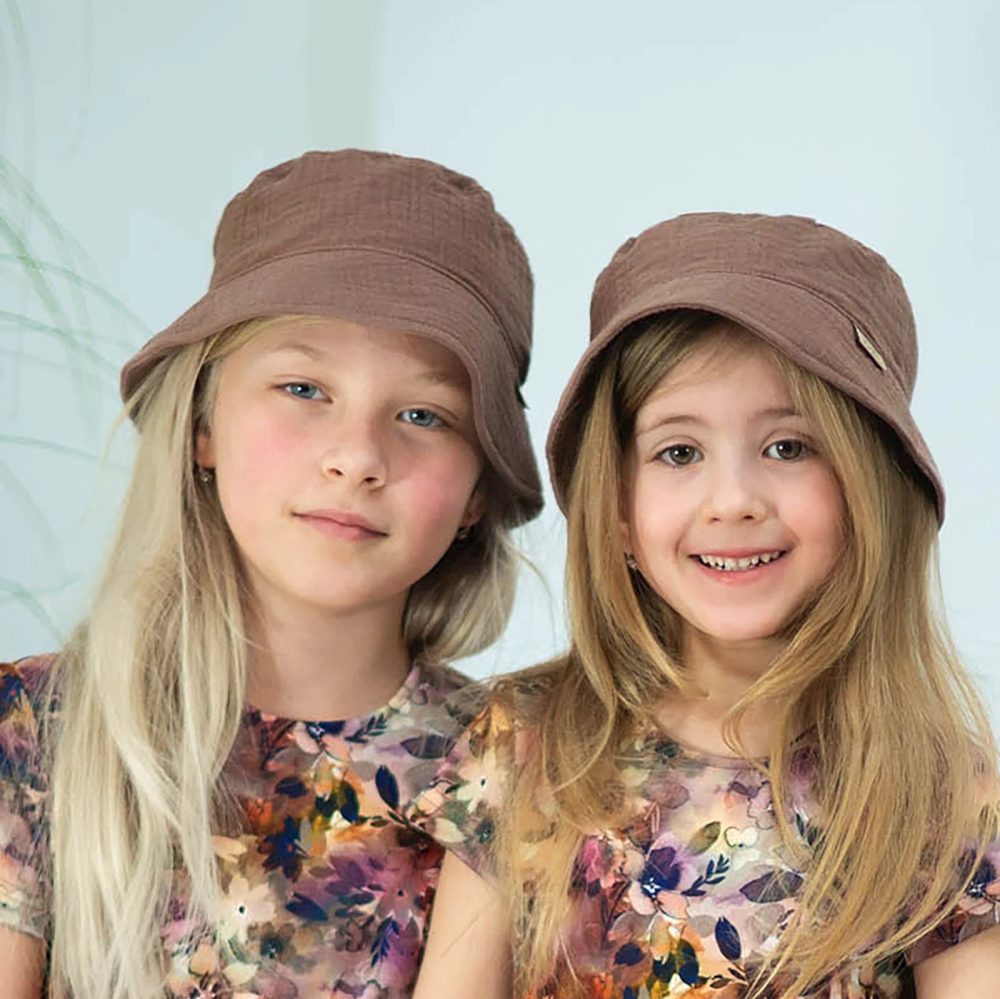 ESITO Klobouk mušelín Brown - hnědá / XS - XXL hnědá