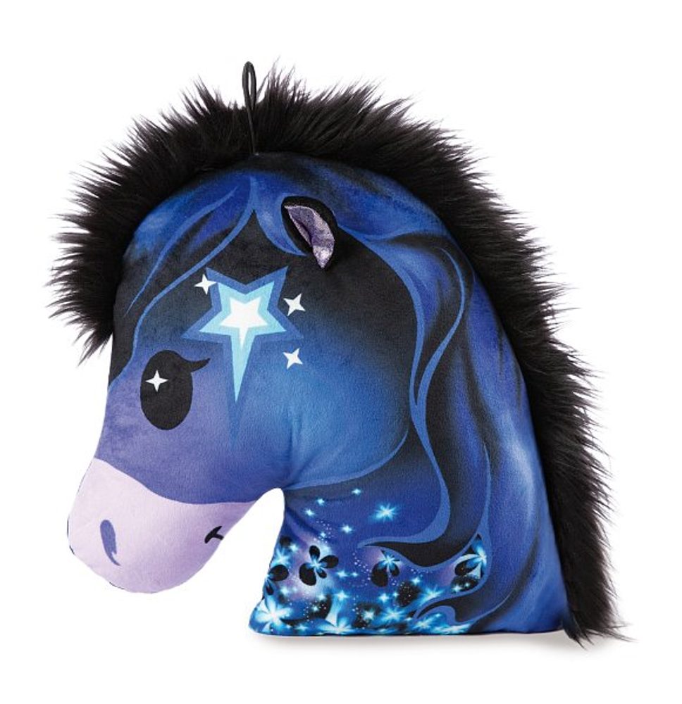 Levně NICI polštář Pony Starflower s poutkem 33x33cm, GREEN