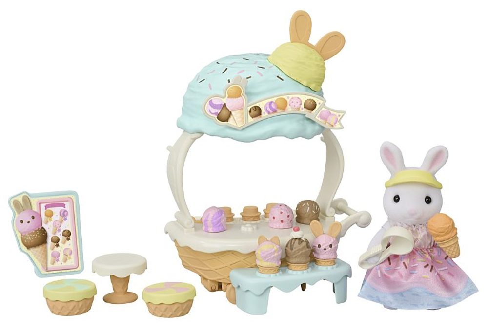 Levně Sylvanian family Zmrzlinový stánek