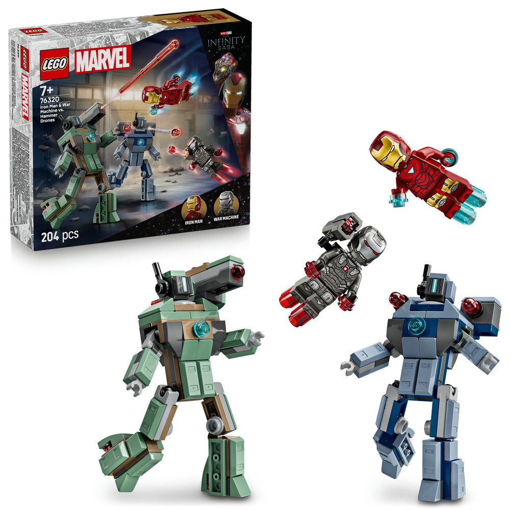 Levně Iron Man a War Machine vs. Hammerovy Drony