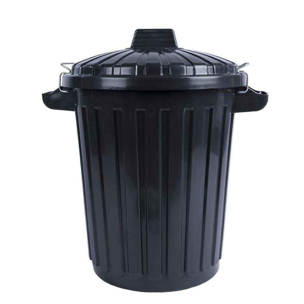 koš odp.50l POPELNICE grafit, d50x55 s víkem, plast