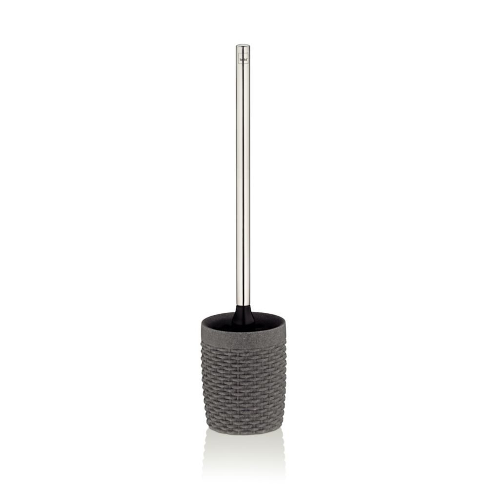 Levně KELA WC set ALEXIA poly šedá H 44cm / Ř 10cm KL-24142
