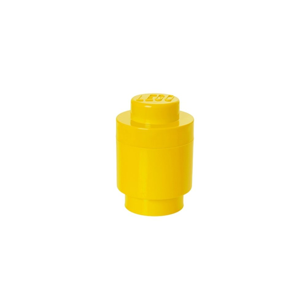 Levně LEGO úložný box kulatý 123 x 183 mm - žlutá