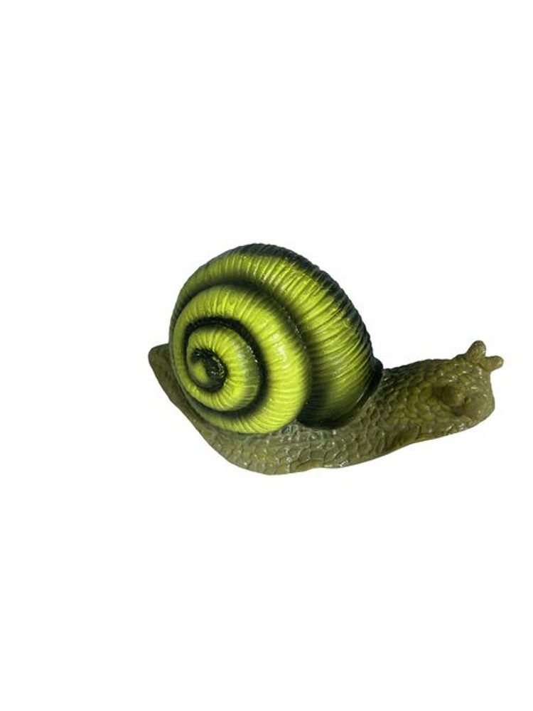 Levně dekorace ŠNEK lezoucí 4,5x9,5cm, v.5cm, DB, polyresin