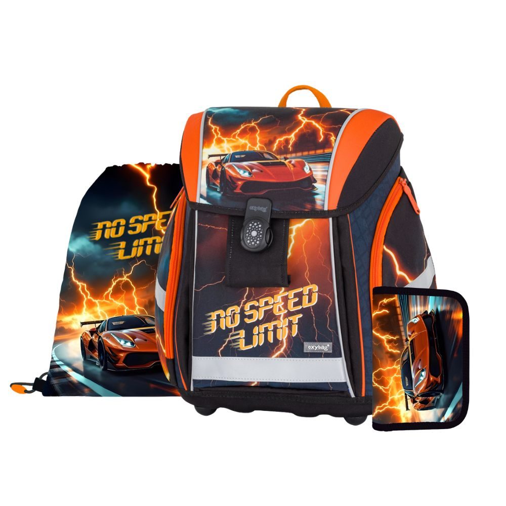 Levně Školní set 3ks PREMIUM LIGHT auto 2