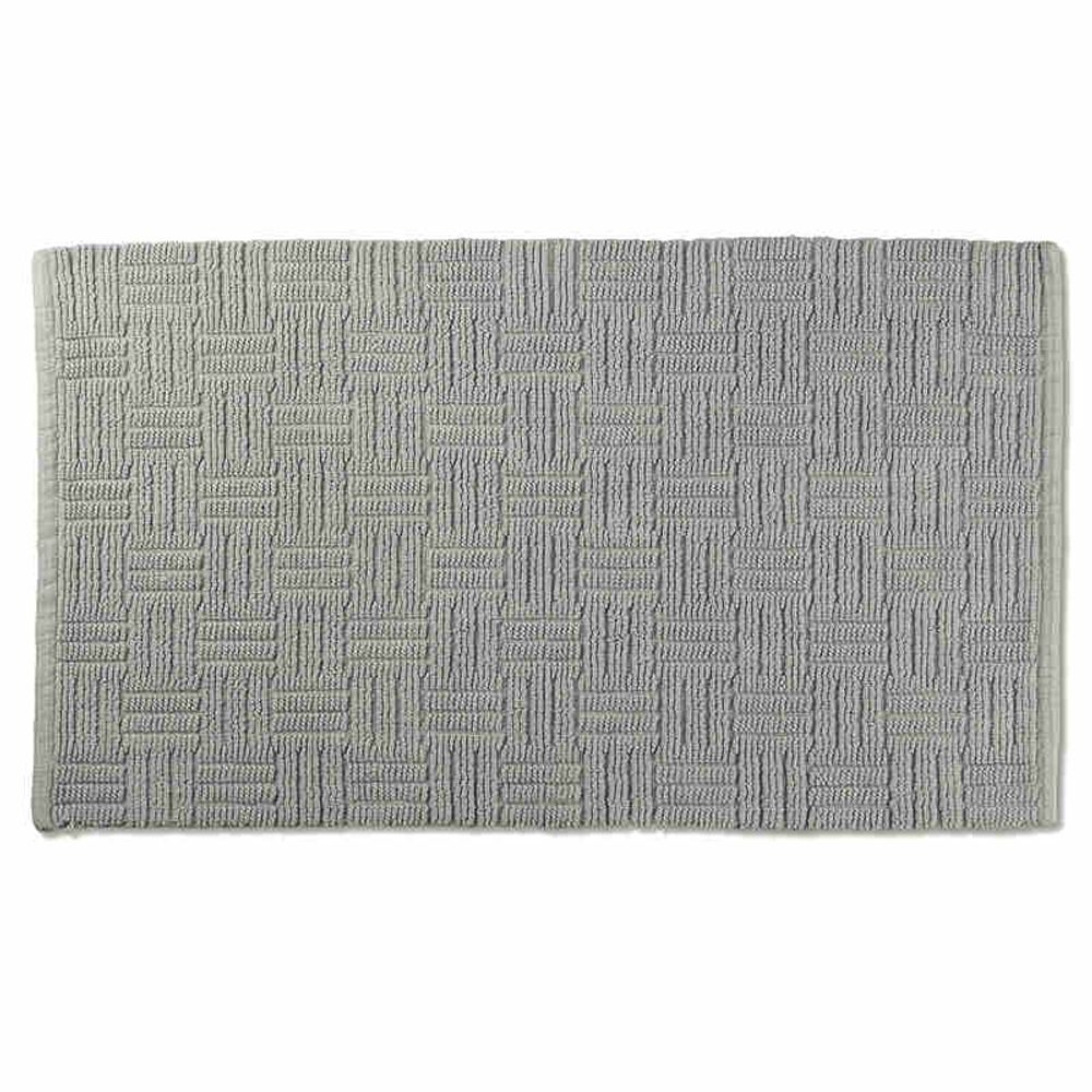 Levně KELA Koupelnová předložka Leana 100x60 cm bavlna šedá KL-23522