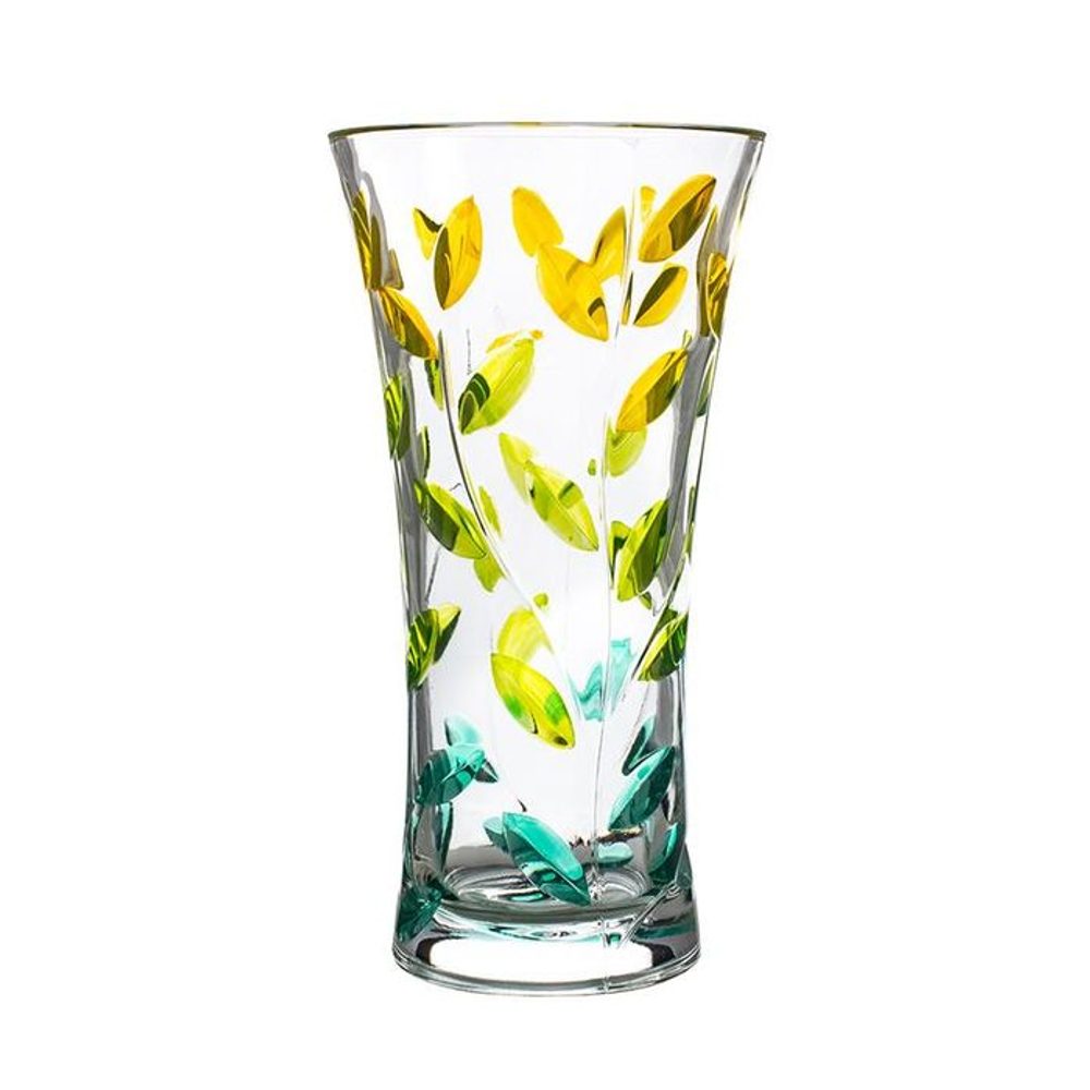 Levně váza 30cm, BOHEMIA PRESTIGE SUMMER, barev. sklo