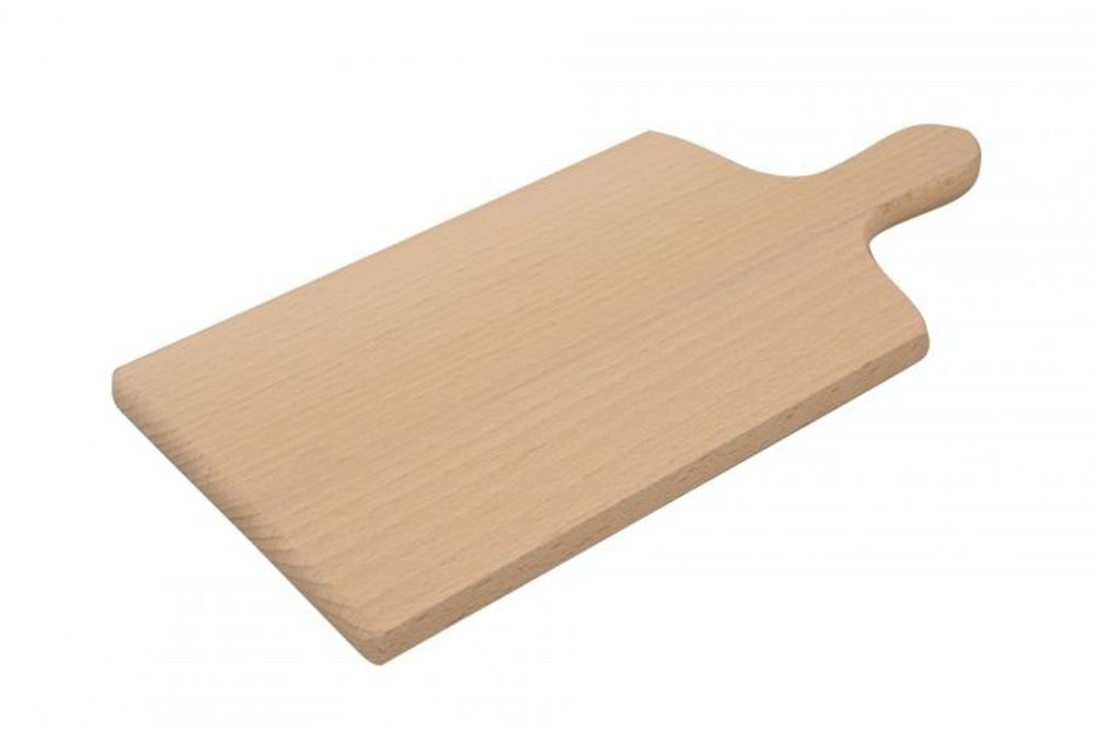 Levně prkénko 28x12x1,1 dřevo s ručkou