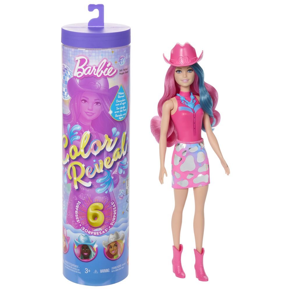 Levně BRB COLOR REVEAL BARBIE DISCO HVĚZDA ASST