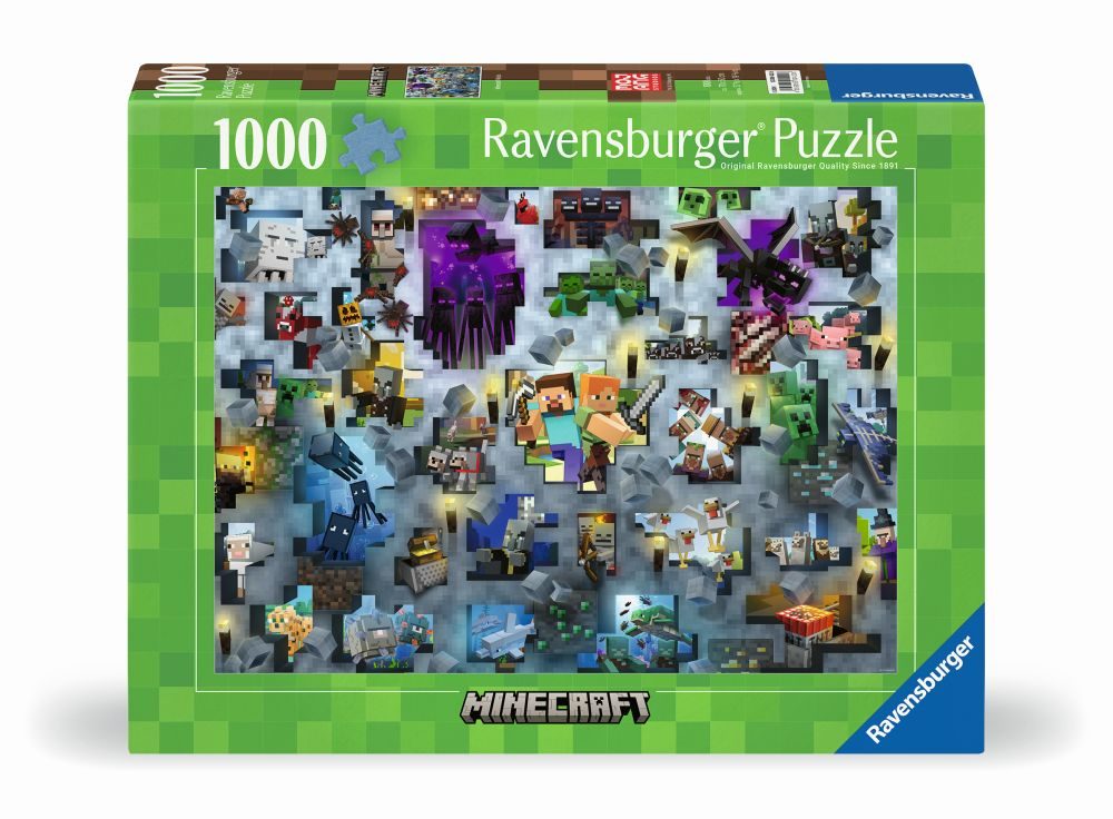Levně Challenge Puzzle: Minecraft 1000 dílků