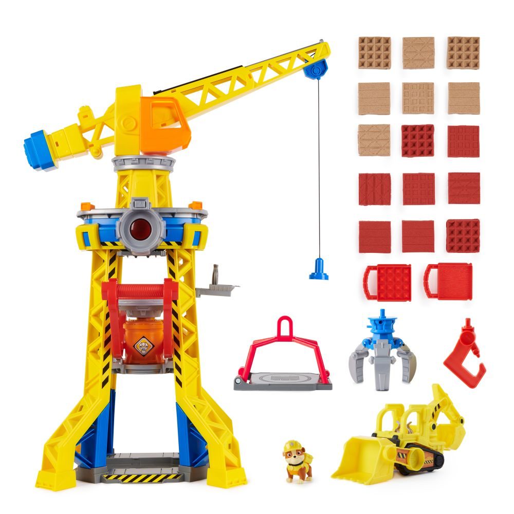 Levně RUBBLE & CREW INTERAKTIVNÍ JEŘÁB SE ZVUKY 60 CM