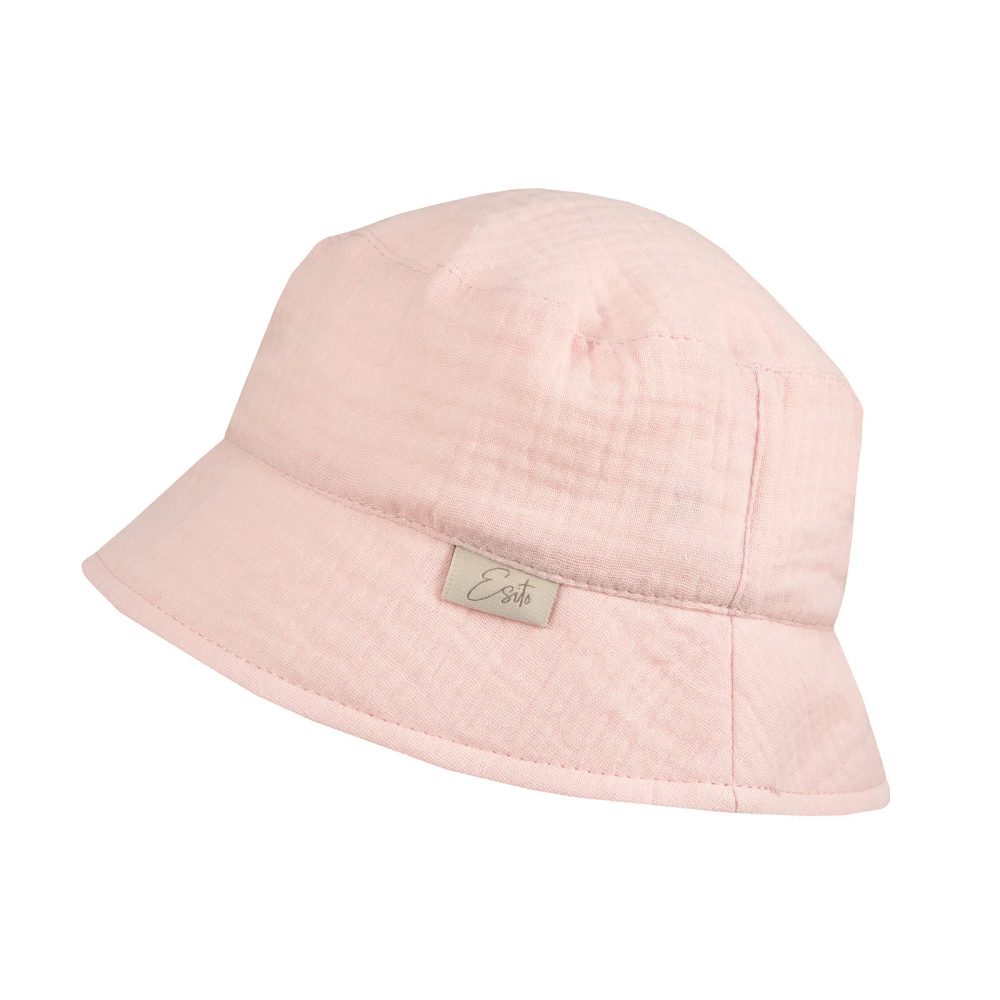 Levně ESITO Dětský klobouk mušelín Pink - růžová - XS růžová