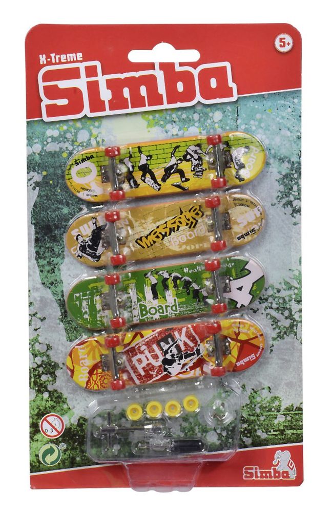 Levně Prstový skateboard set 4 ks