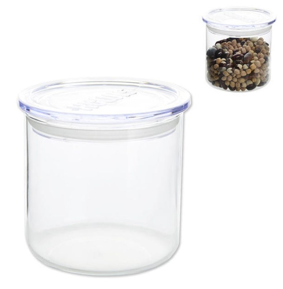 Levně dóza 0,50l, d96x 96mm, zásobnice sklo SIMAX