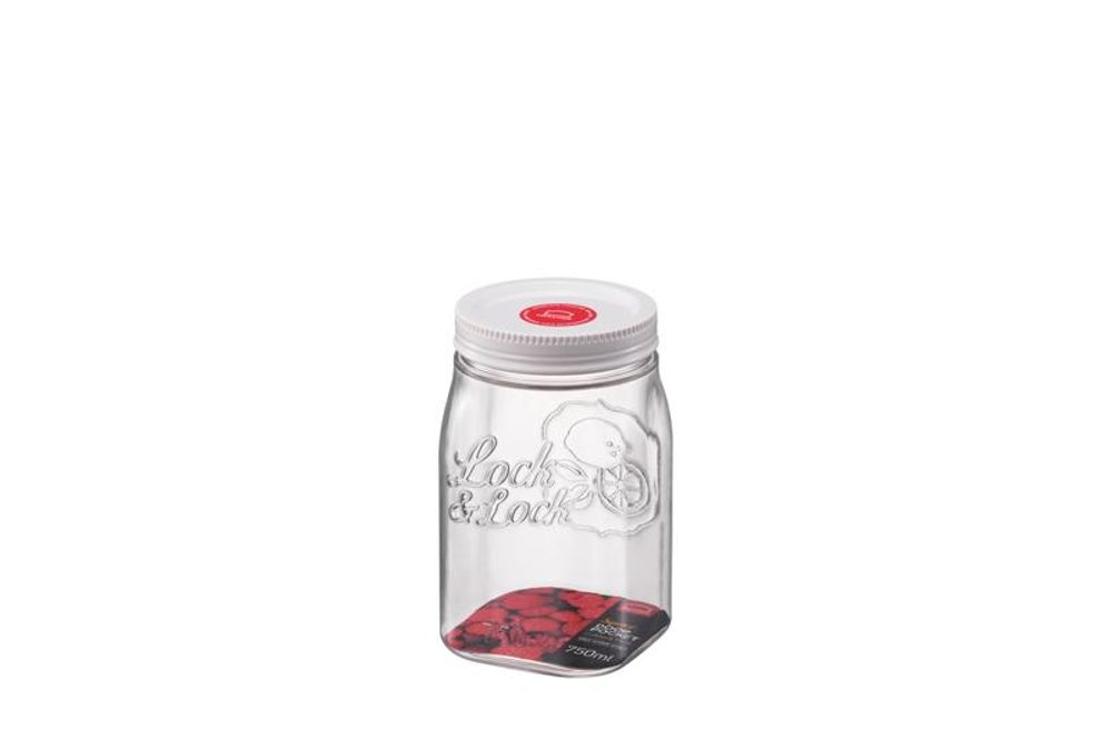 Levně LOCKNLOCK DÓZA NA POTRAVINY LOCK S VÍKEM SQUARE 750ML PLAST