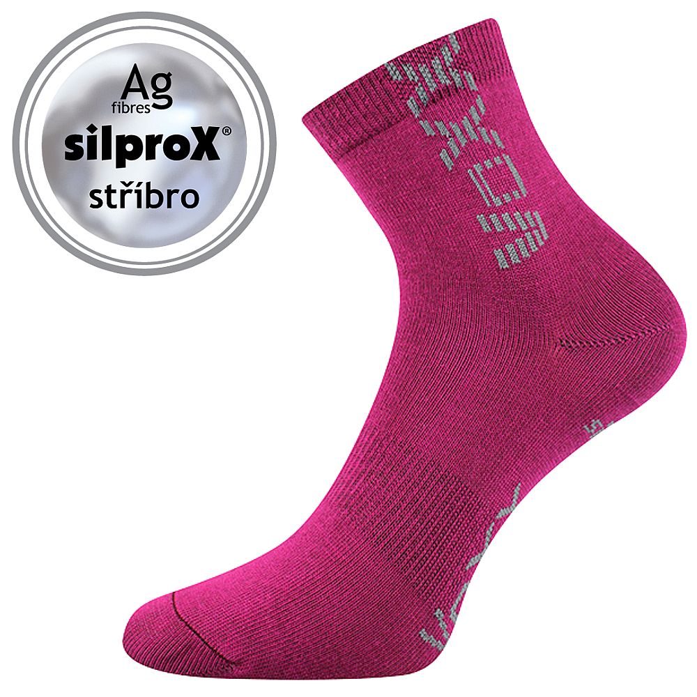 VOXX Klasické dětské ponožky Adventurik Voxx - Fuchsia - 20-22