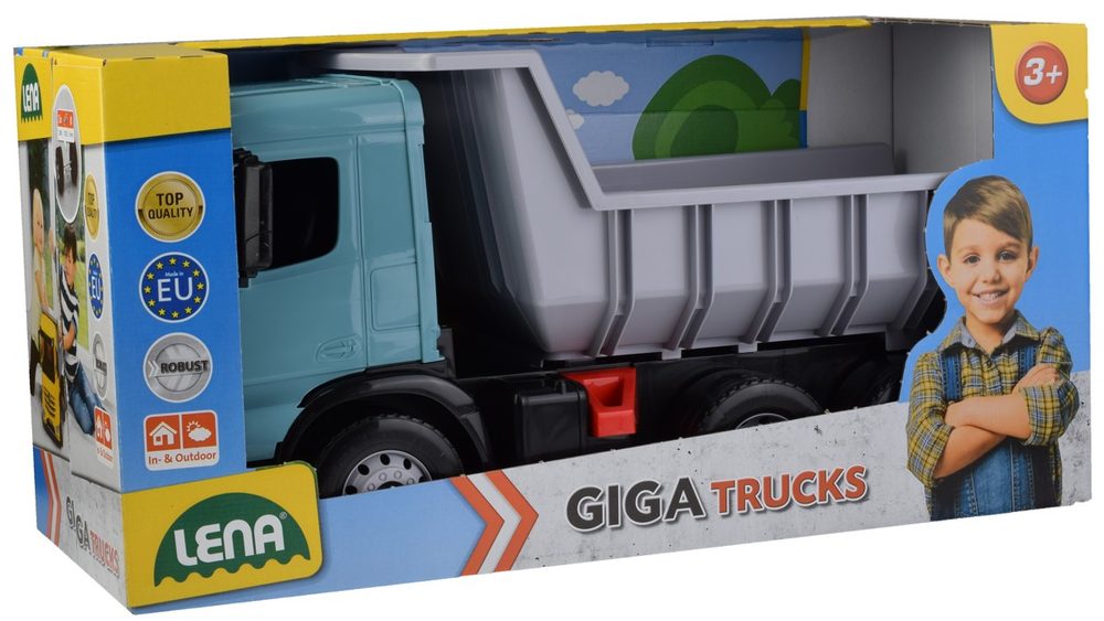 Levně GIGA TRUCKS Sklápěč Arocs tyrkys