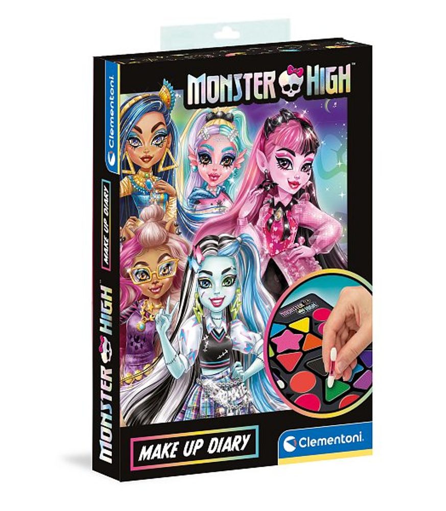 Levně CLEMENTONI Crazy CHIC - Monster High, Make-up diář