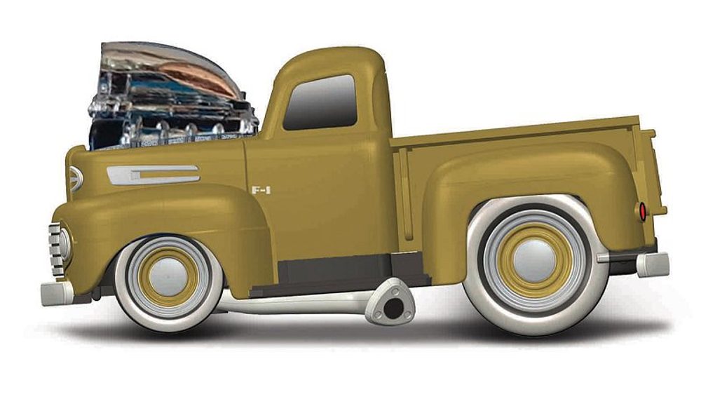 Maisto Maisto - Muscle Machines - 1949 Ford F1 Pickup, 1:64