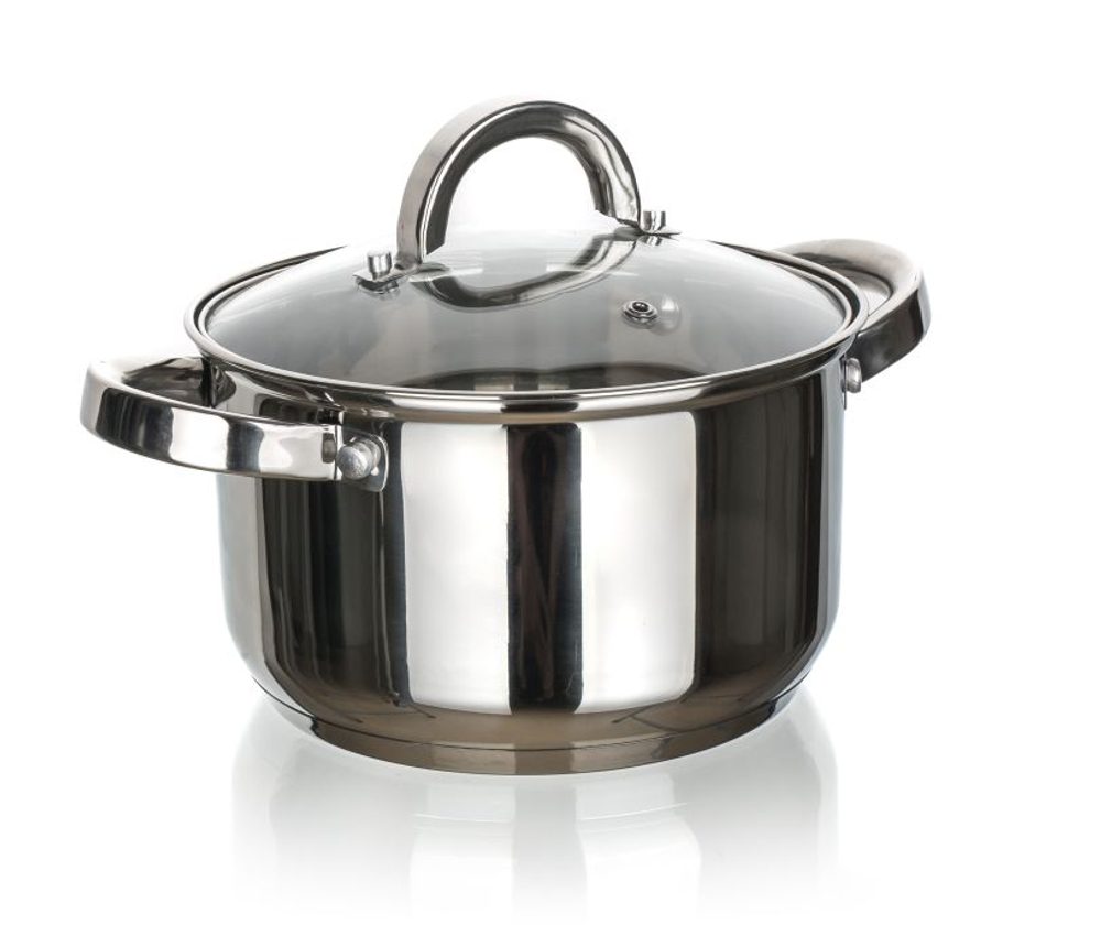 Levně hrnec+PO d20cm, 3,6l CUISINO, NR/sklo