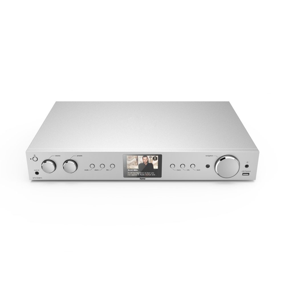 Levně Hama digitální a internetové rádio DIT2105SBTX, Hi-Fi tuner, DAB+/FM/BT RX-TX, App