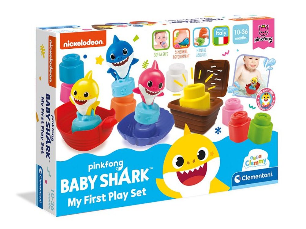 Levně Clemmy baby - Baby Shark - kostky